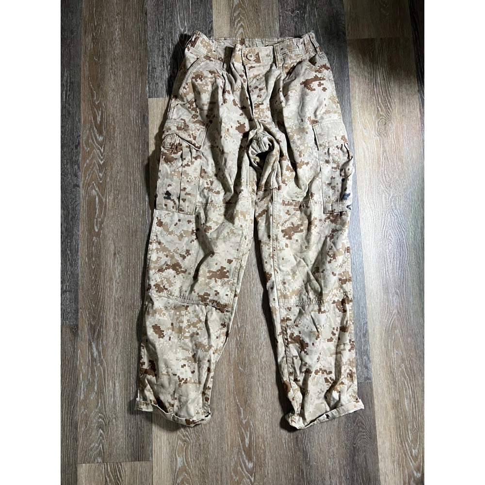USMC MARPAT Desert Digital Camo Cargo Pants‎ Military Surplus 28x32